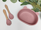 Plato En Silicona + Cubiertos  - Miniatura 2