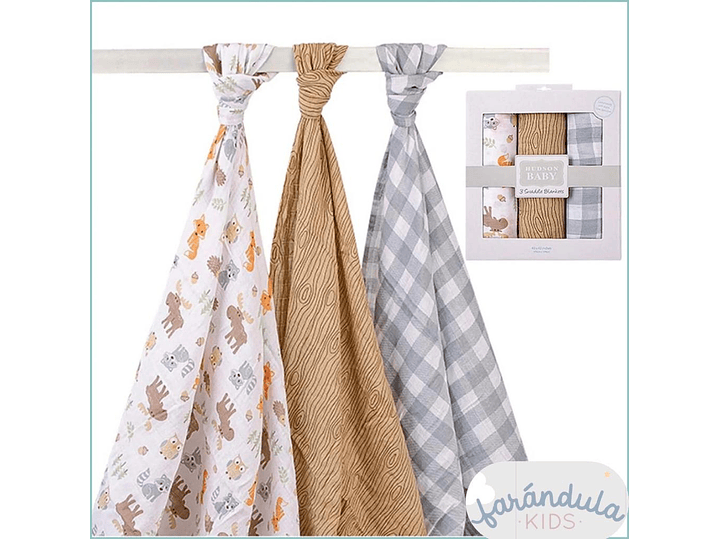 Set Muselinas x 3 Unidades  1