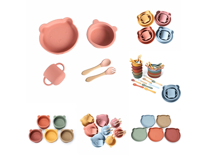Set De Alimentacion Complementaria SIlicona 1