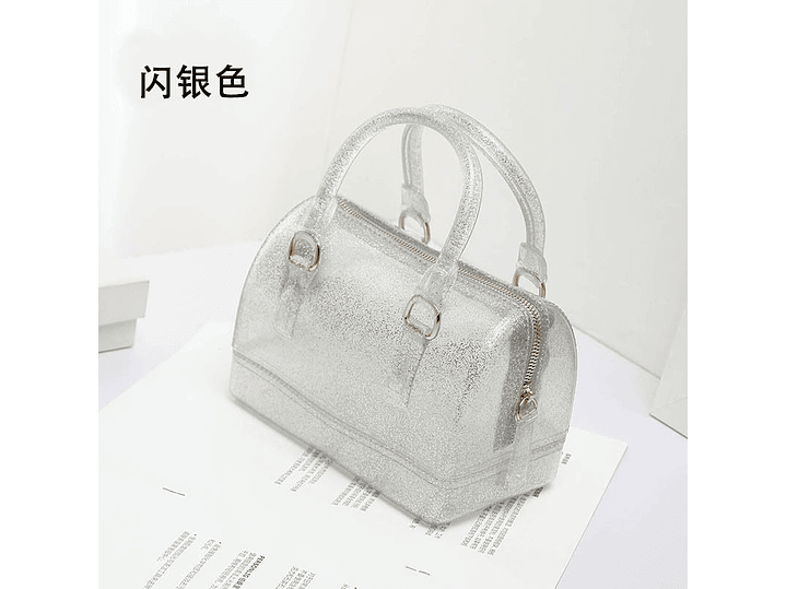 Bolso PVC Escarchado  1