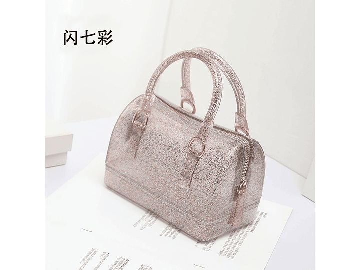 Bolso PVC Escarchado  3