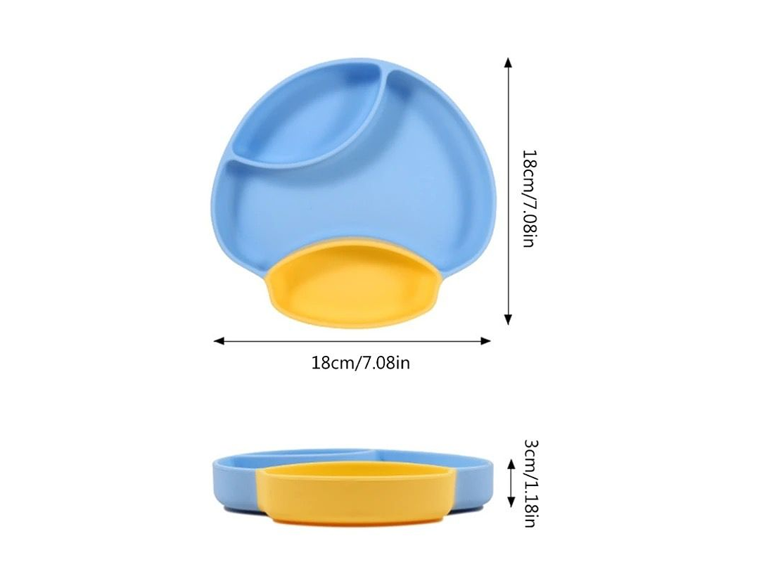 Plato + Cubierto Silicona Hongo  3