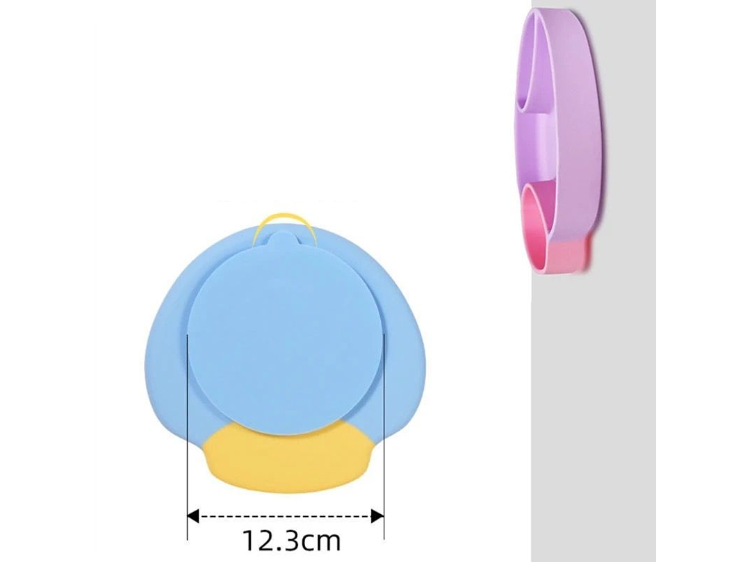 Plato + Cubierto Silicona Hongo  9