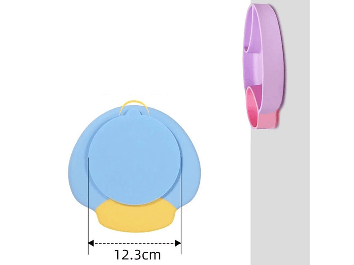 Plato + Cubierto Silicona Hongo  9