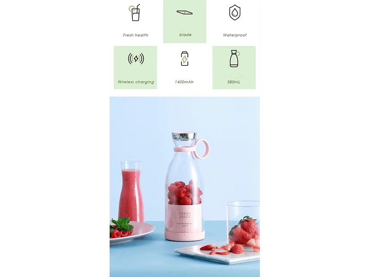 Licuadora Portátil Recargable  3