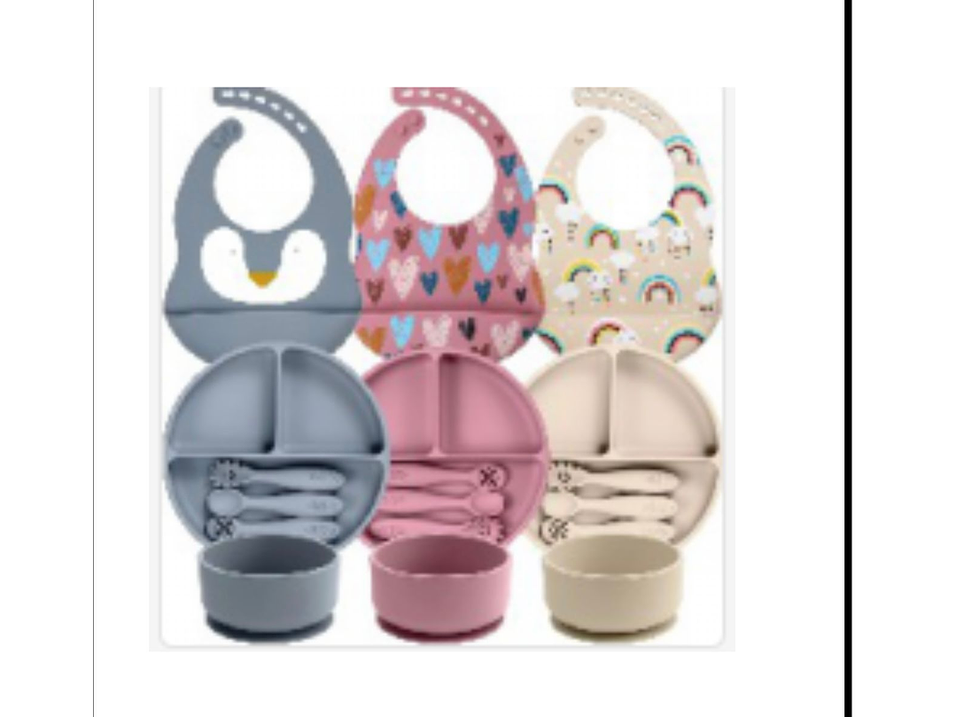 Set Alimentación Complementaria Silicona  2