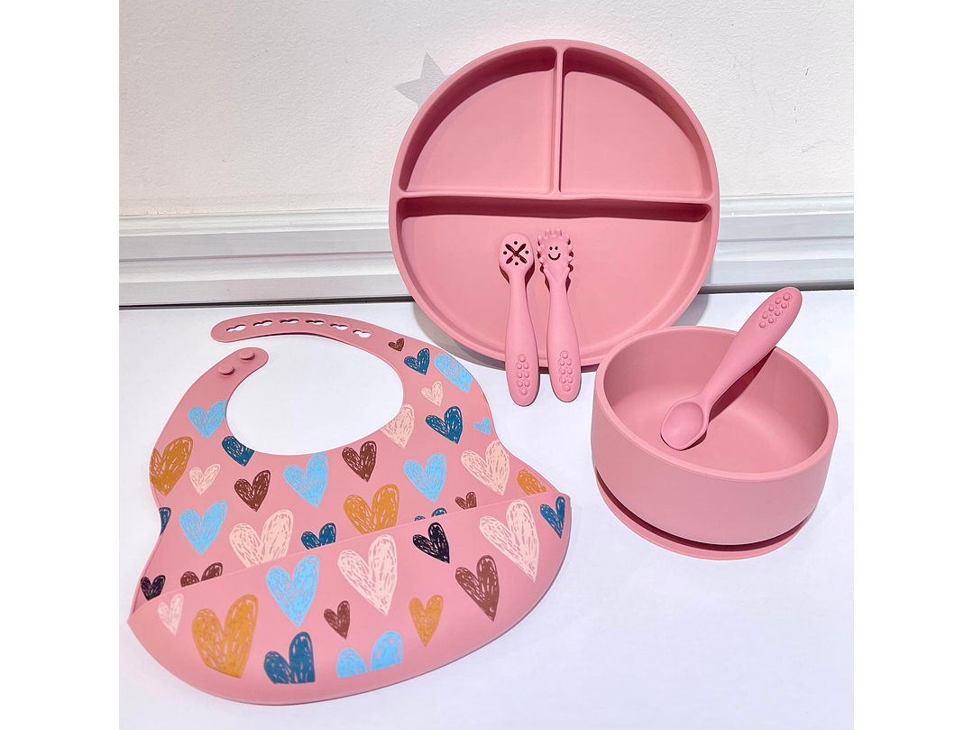 Set Alimentación Complementaria Silicona  7