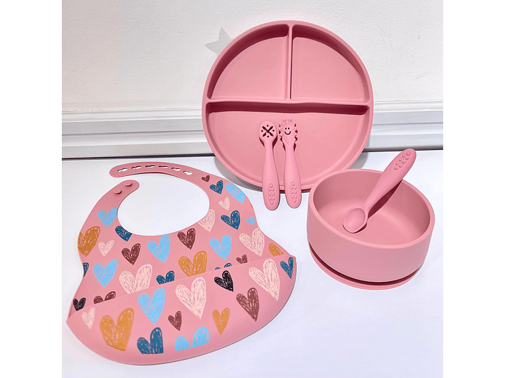 Set Alimentación Complementaria Silicona  7