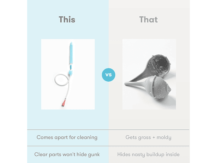 Aspirador Nasal 10 Filtros  Mas Spray Nasal Nosefrida 2