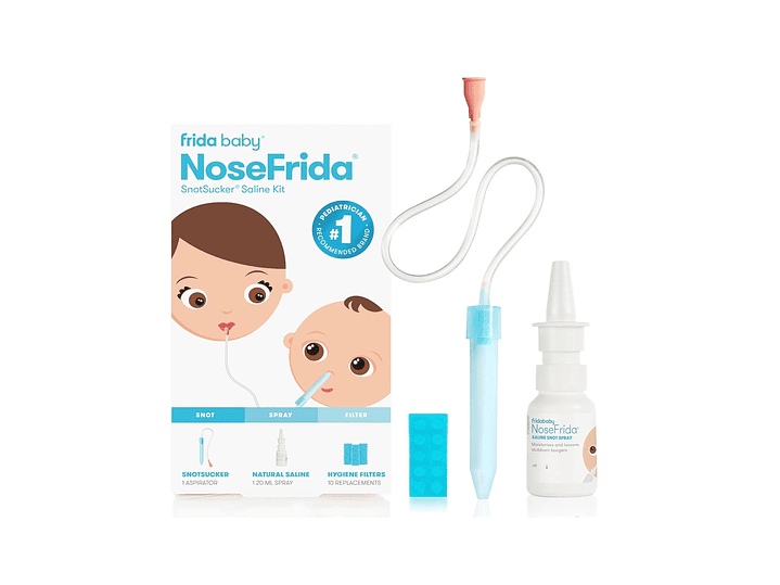 Aspirador Nasal 10 Filtros  Mas Spray Nasal Nosefrida 1