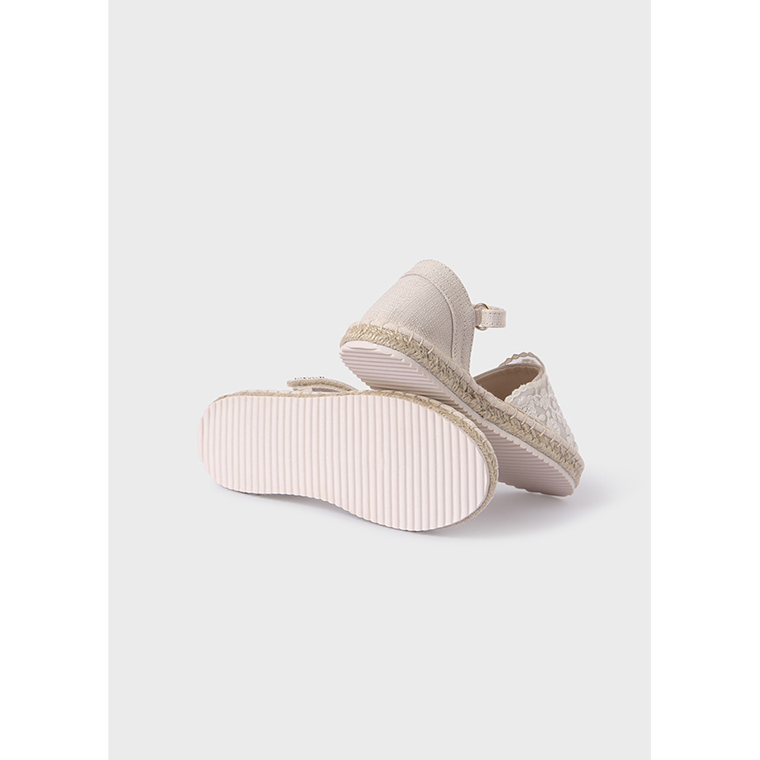 Alpargata Dorata Mayoral Per Bambina - Espadrillas In Tela Con Velcro, Suola In Gomma E Iuta - Foto 4