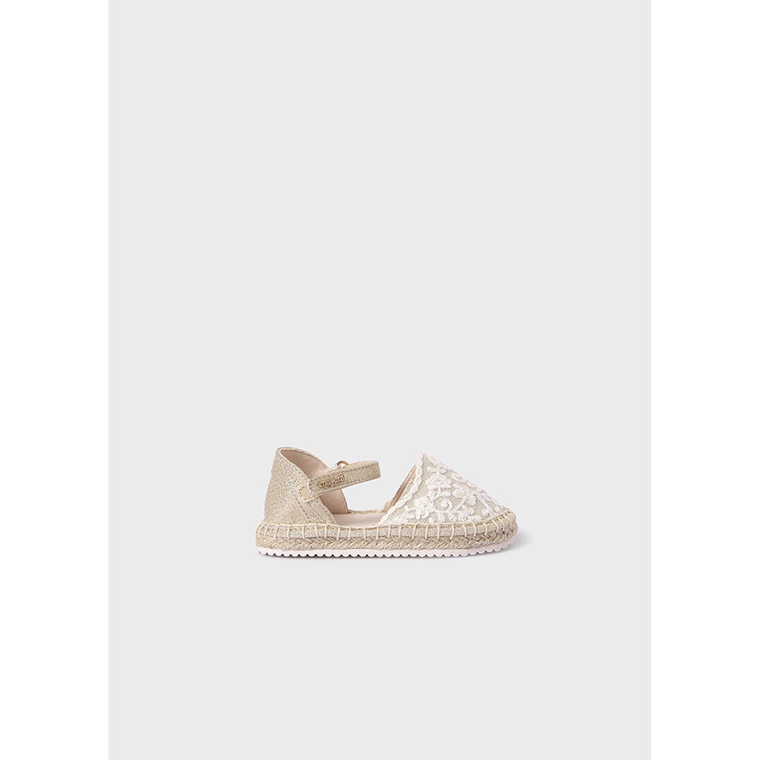 Alpargata Dorata Mayoral Per Bambina - Espadrillas In Tela Con Velcro, Suola In Gomma E Iuta - Foto 7