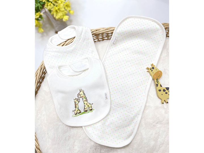 Set Babero Little Me  1