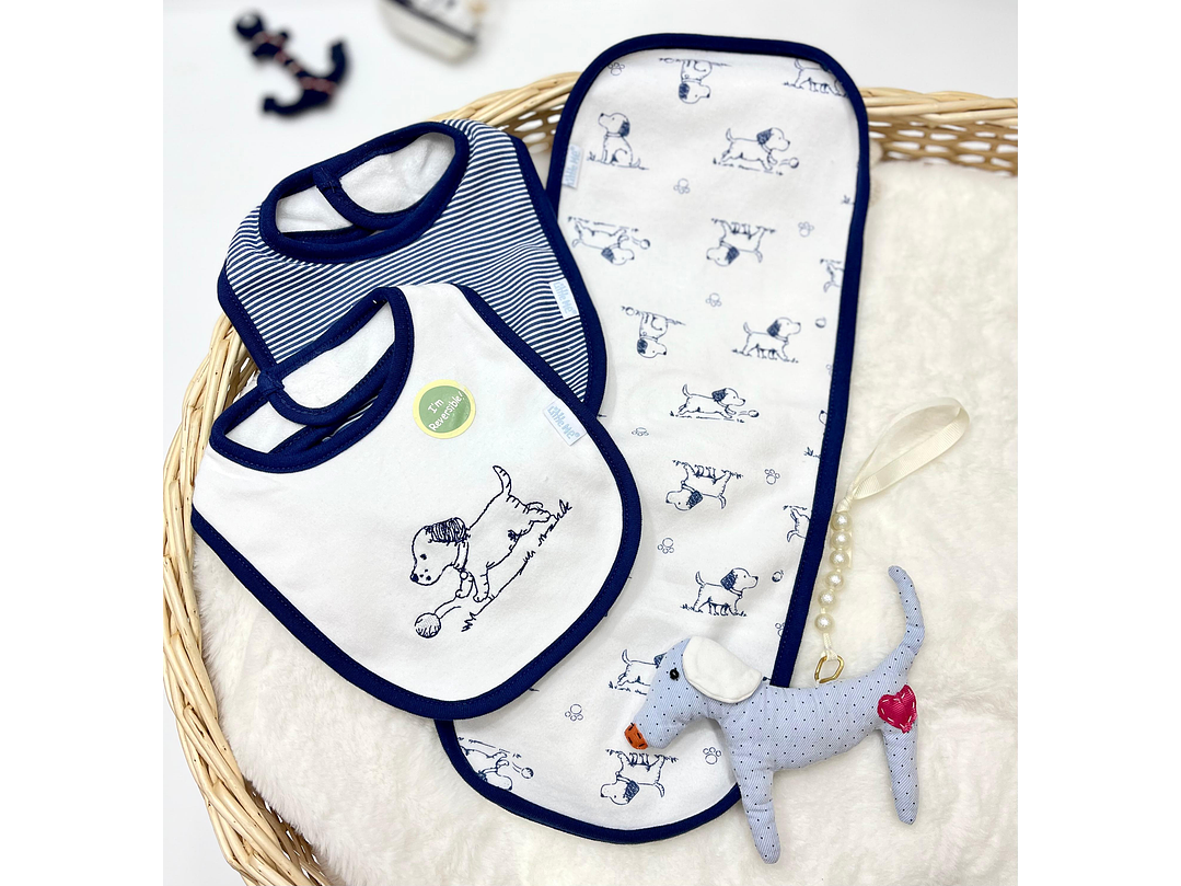 Set Babero Little Me  1