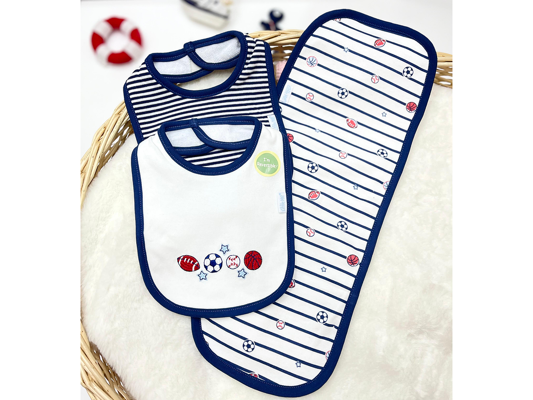 Set Babero Little Me  1