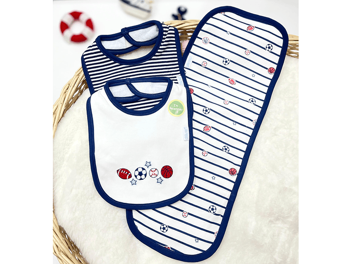 Set Babero Little Me  1