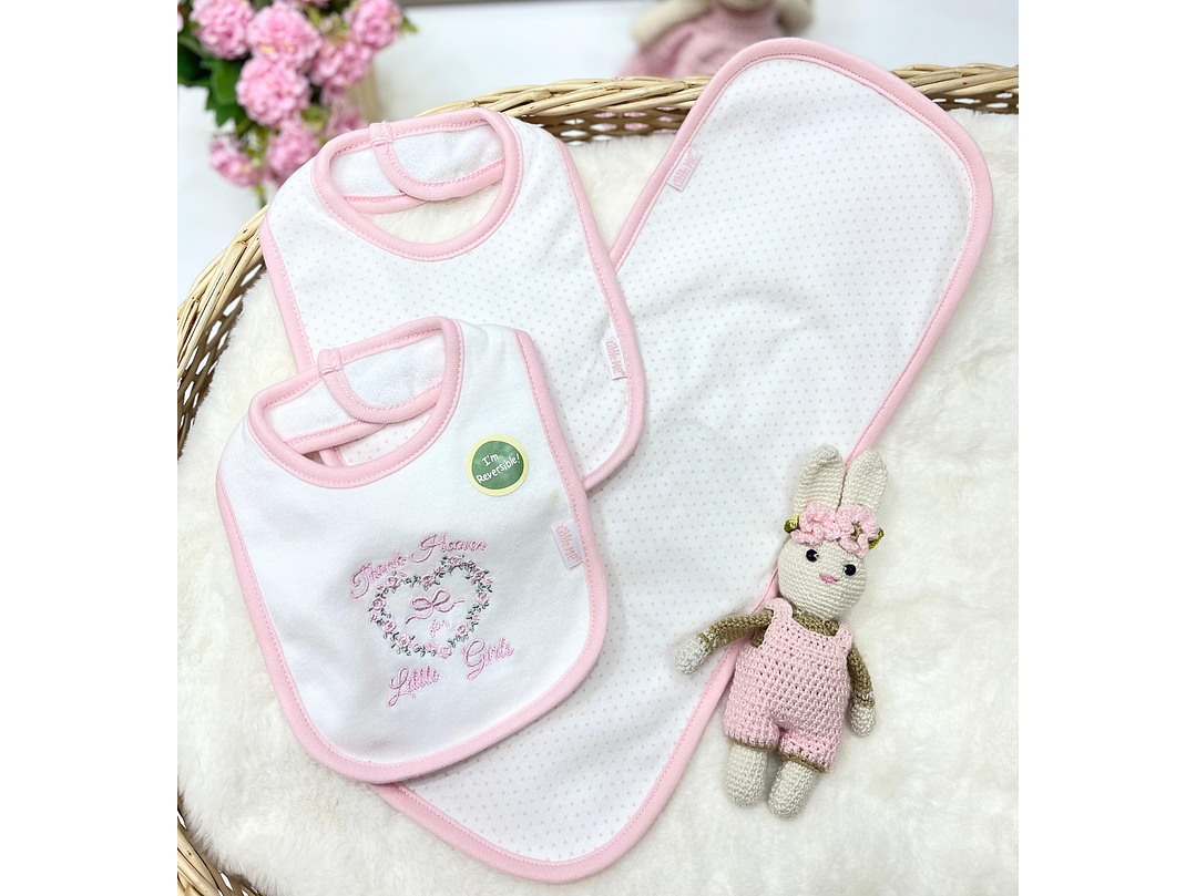 Set Babero Little Me  1