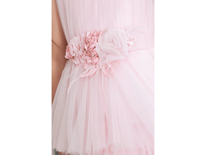 Vestido Leticia Rosa Palo 5