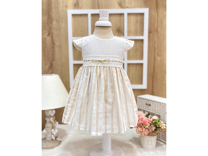 Vestido Arabela Dorado  1