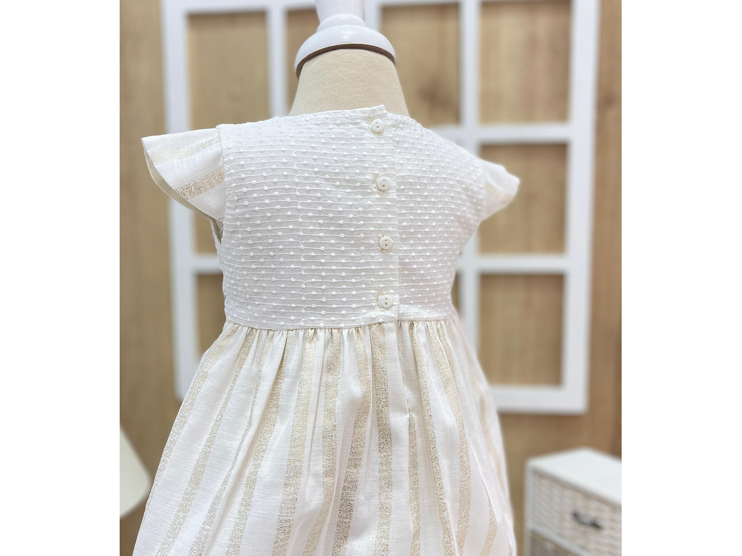 Vestido Arabela Dorado  2