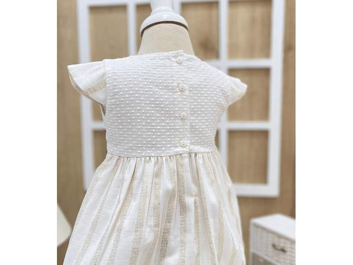 Vestido Arabela Dorado  2