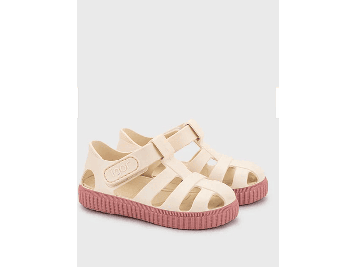 Sandalia Nico Marfil Rosa 2