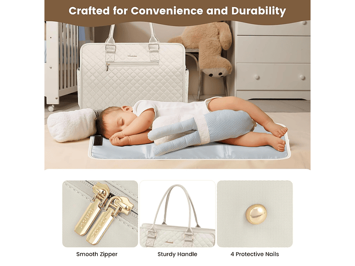 Bolso Pañalera + Cambiador 4