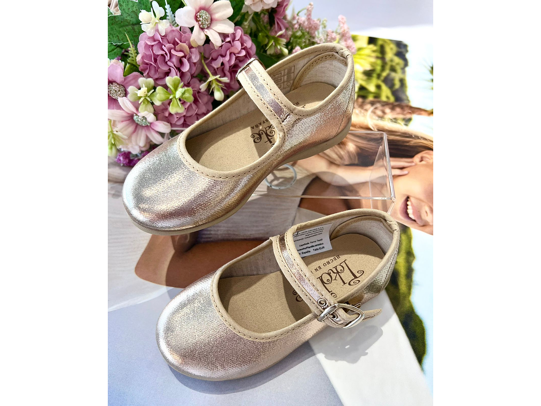 Merceditas Españolas Tokolate  Doradas 1