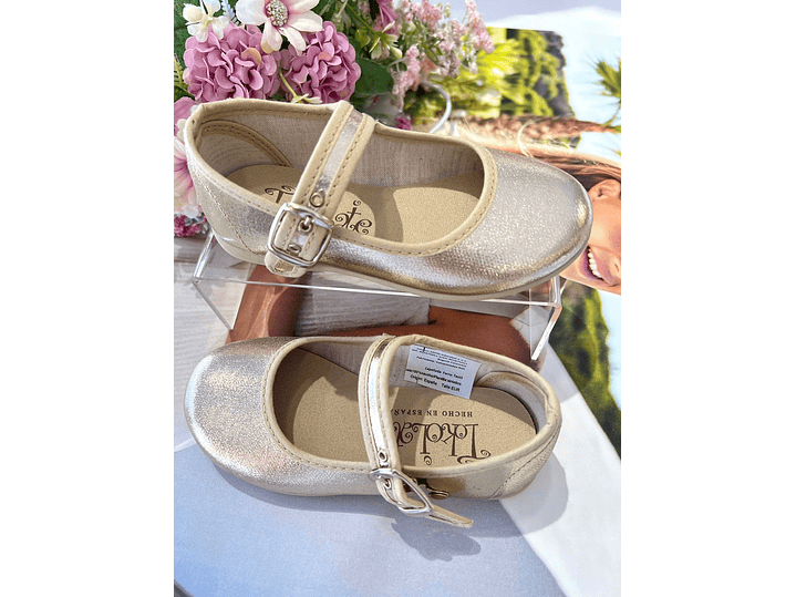 Merceditas Españolas Tokolate  Doradas 2