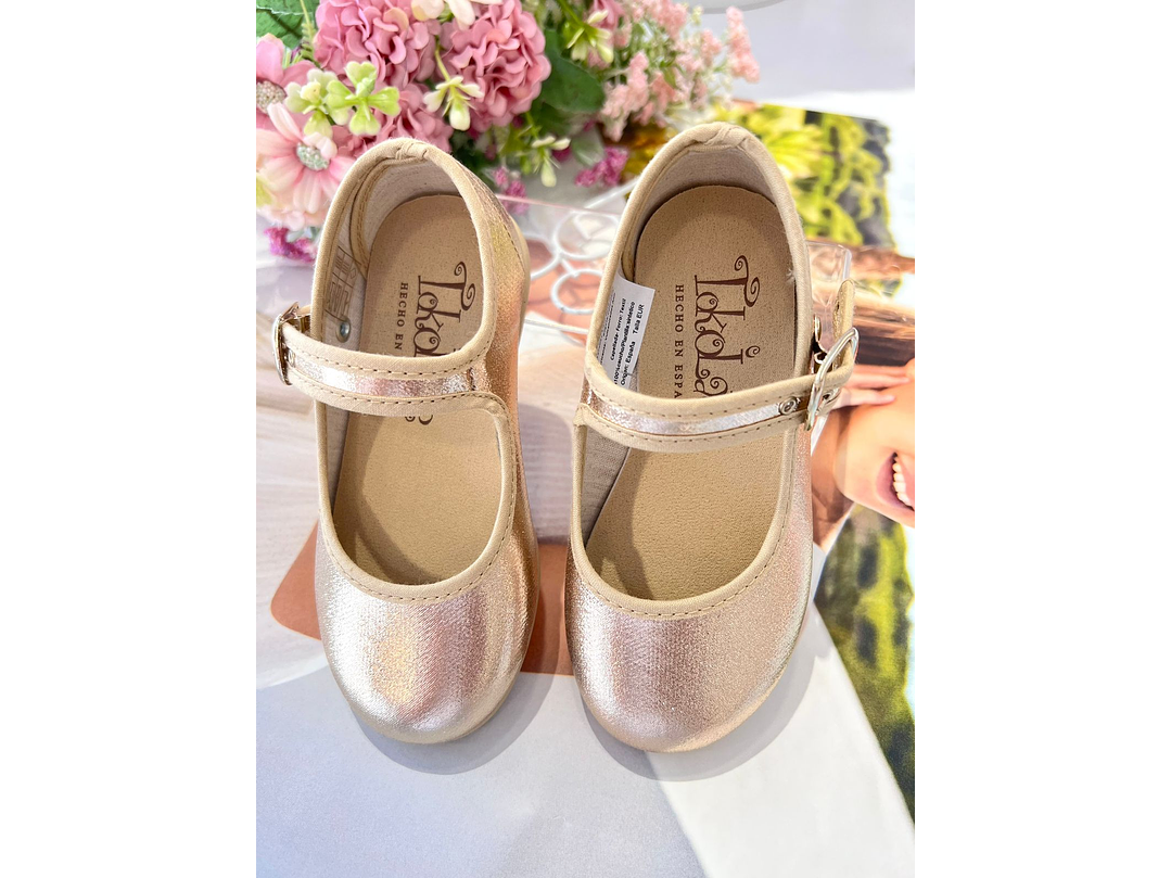 Merceditas Españolas Tokolate  Doradas 4