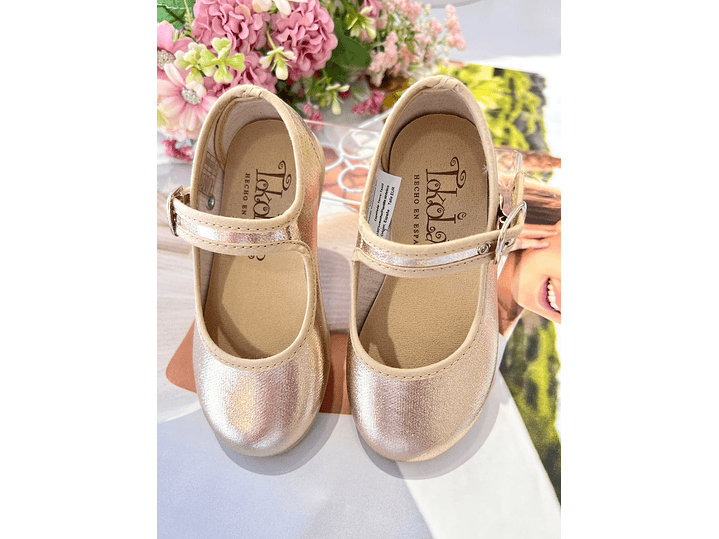 Merceditas Españolas Tokolate  Doradas 4