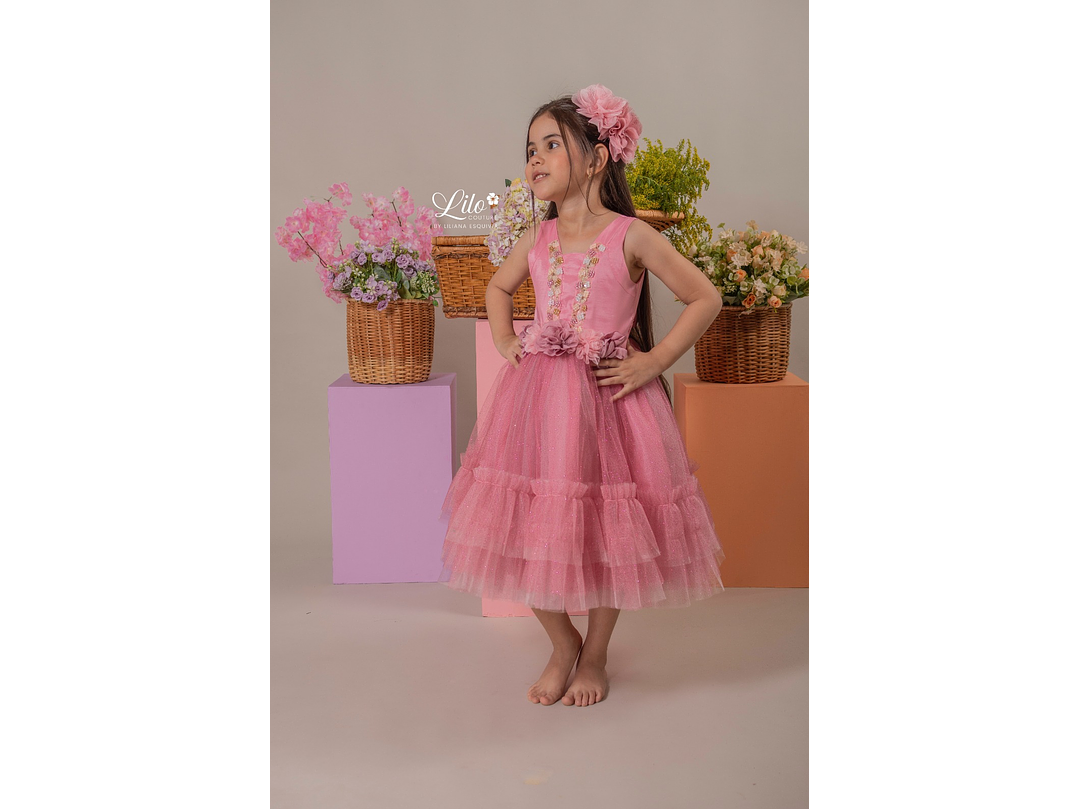 Vestido Soy Fuerte Rosa 1