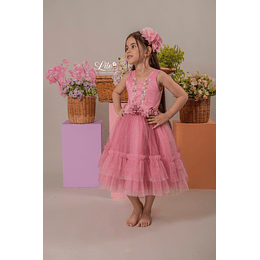 Vestido Soy Fuerte Rosa