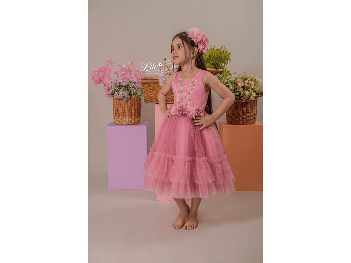 Vestido Soy Fuerte Rosa 1