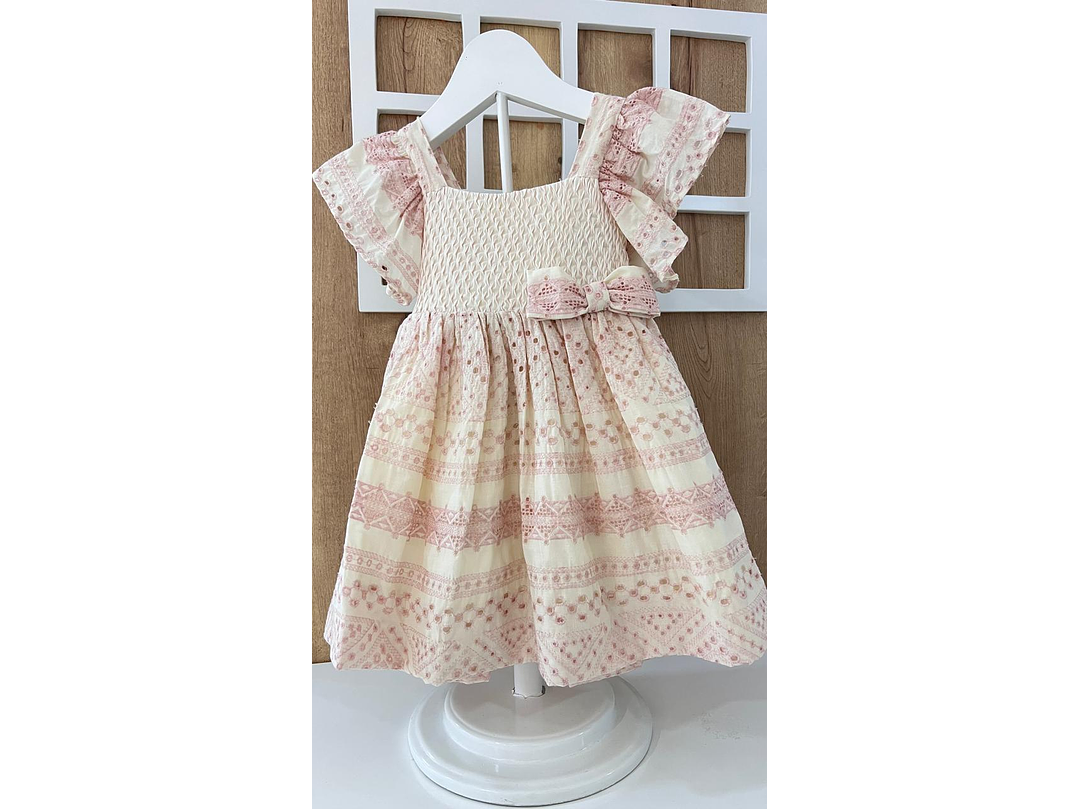 Vestido Ojalata Rosa Viejo 2