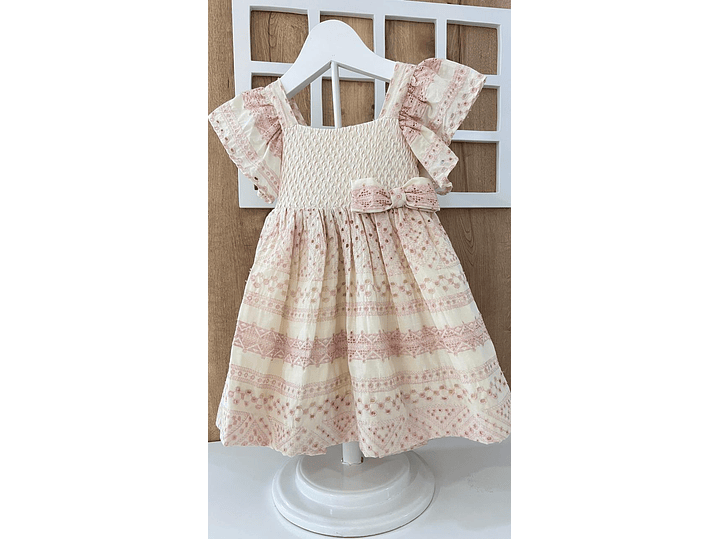 Vestido Ojalata Rosa Viejo 2