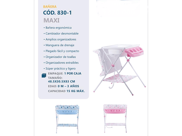 Bañera Plegable Maxy 2