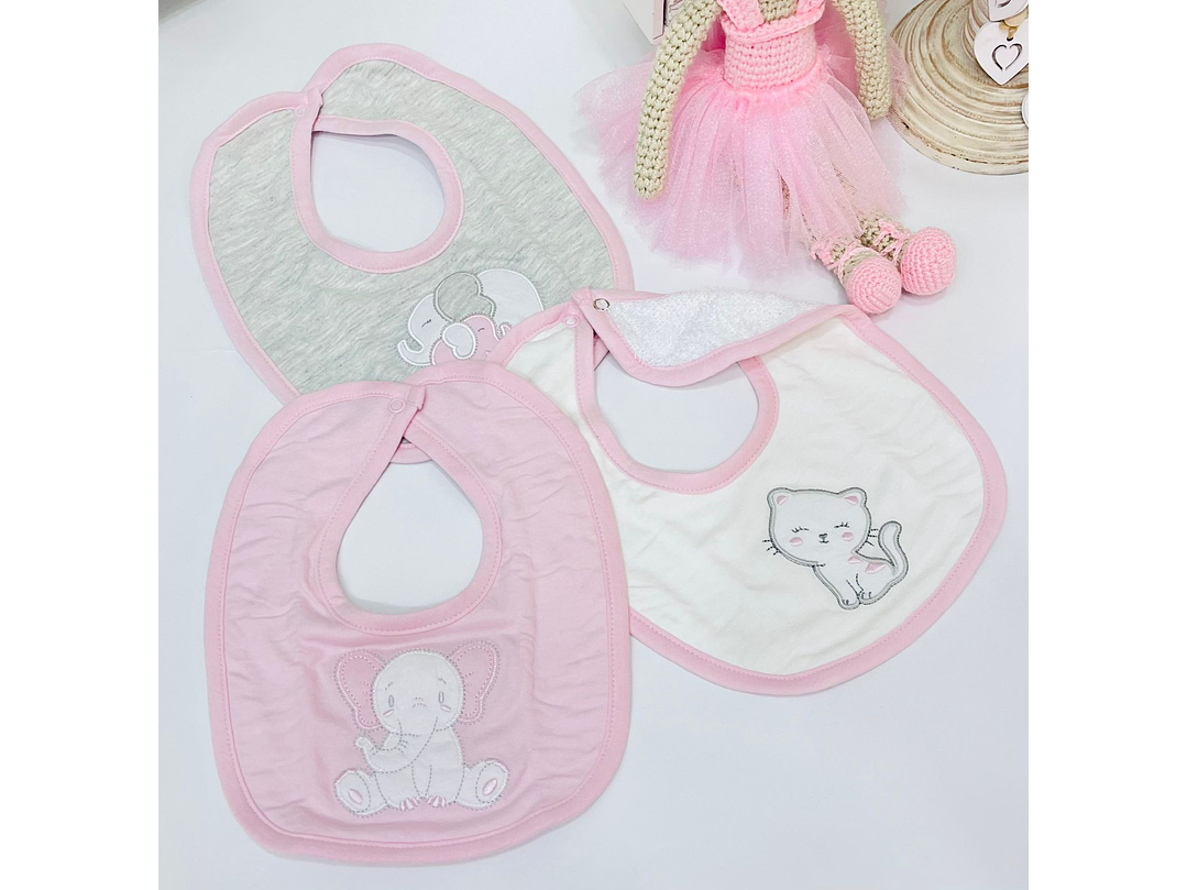 Set Baberos X 3 Unidades 1