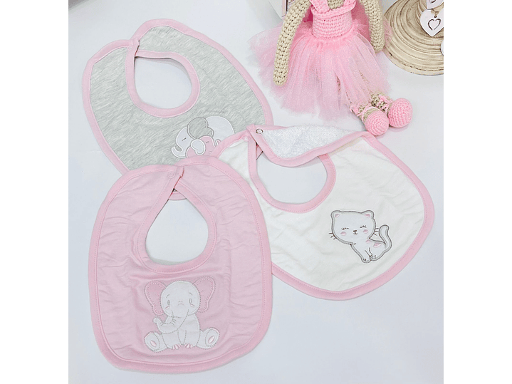 Set Baberos X 3 Unidades 1