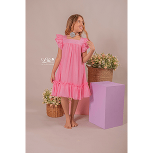 Vestido Lilo Soy Confianza Rosa