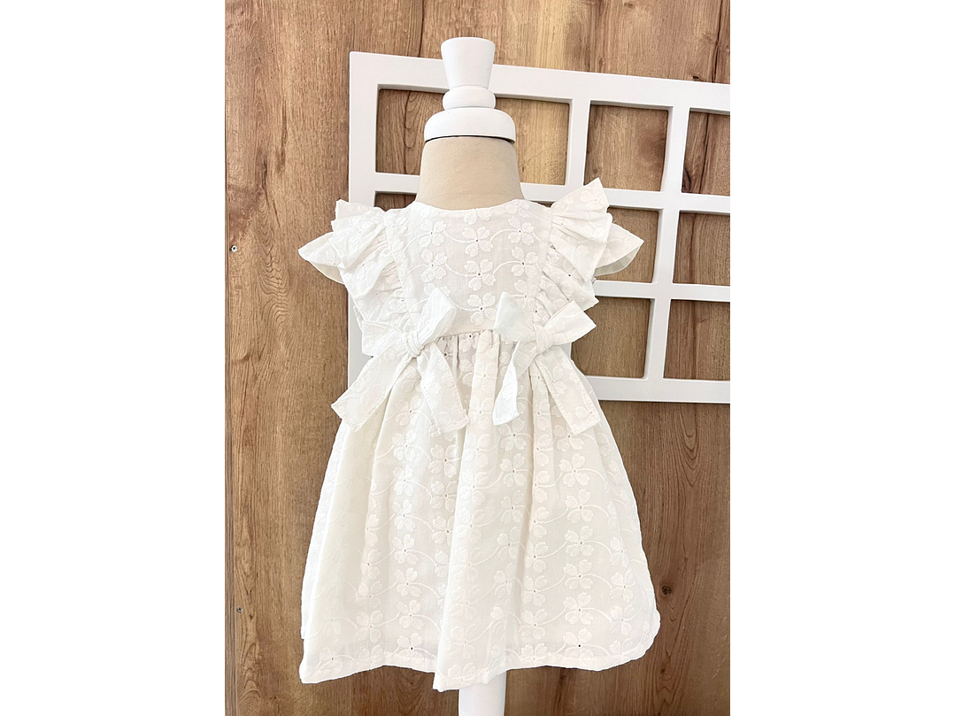 Vestido Ojalata White 1