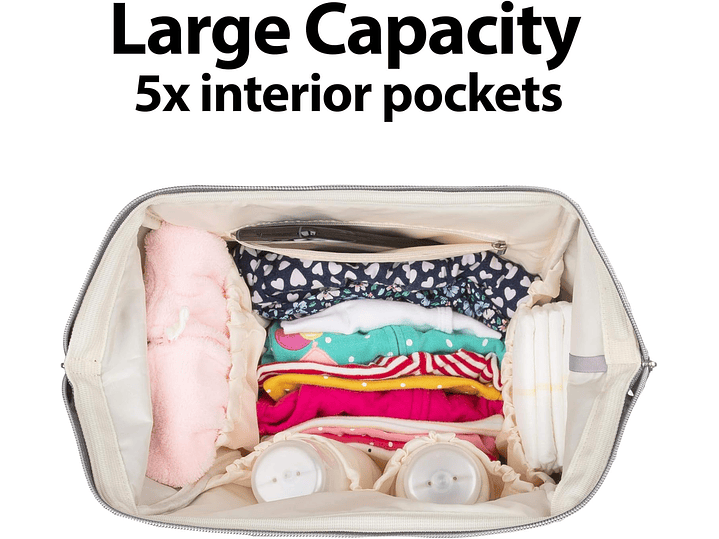 Pañalera Morral celeste Gris 2