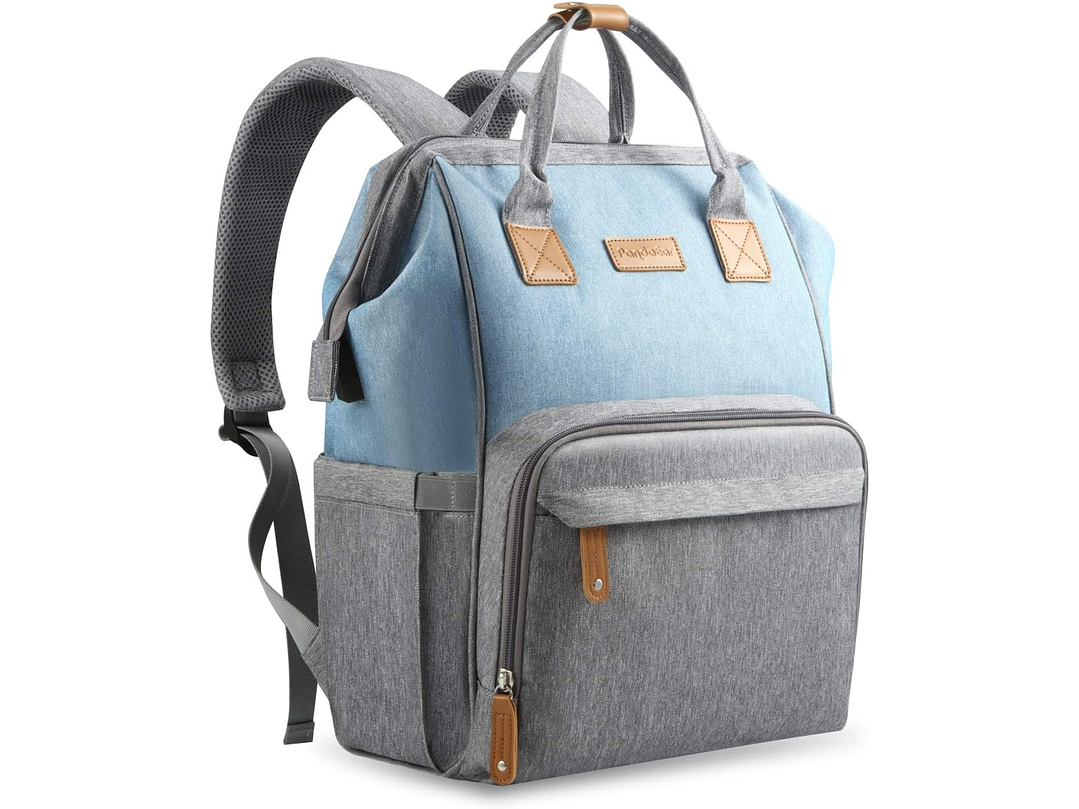 Pañalera Morral celeste Gris 1