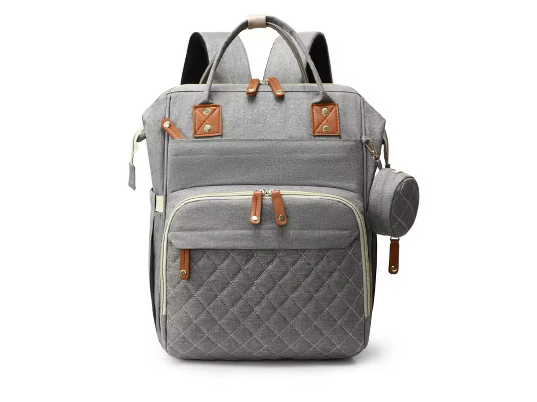 Pañalera Morral Gris 1