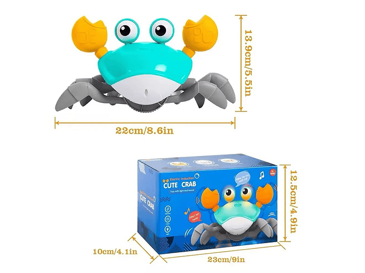 Juguete Cangrejo Musical 4