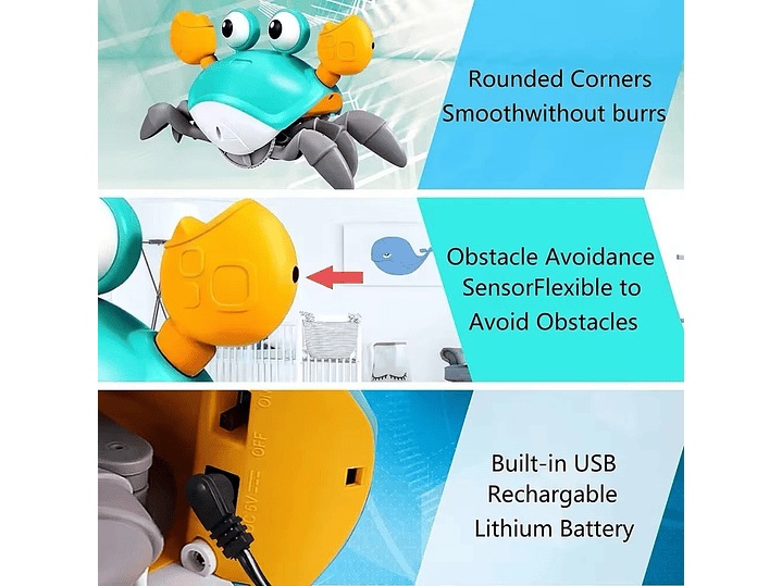 Juguete Cangrejo Musical 6