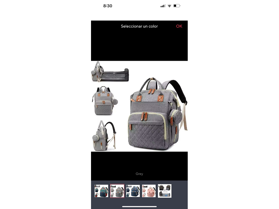 Pañalera Cambiador  Cuna 5