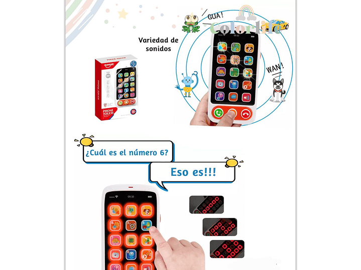 Juguete Celular Interactivo 3