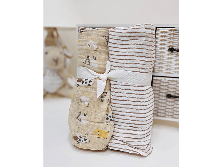 Set Muselina X 2 Unidades 1