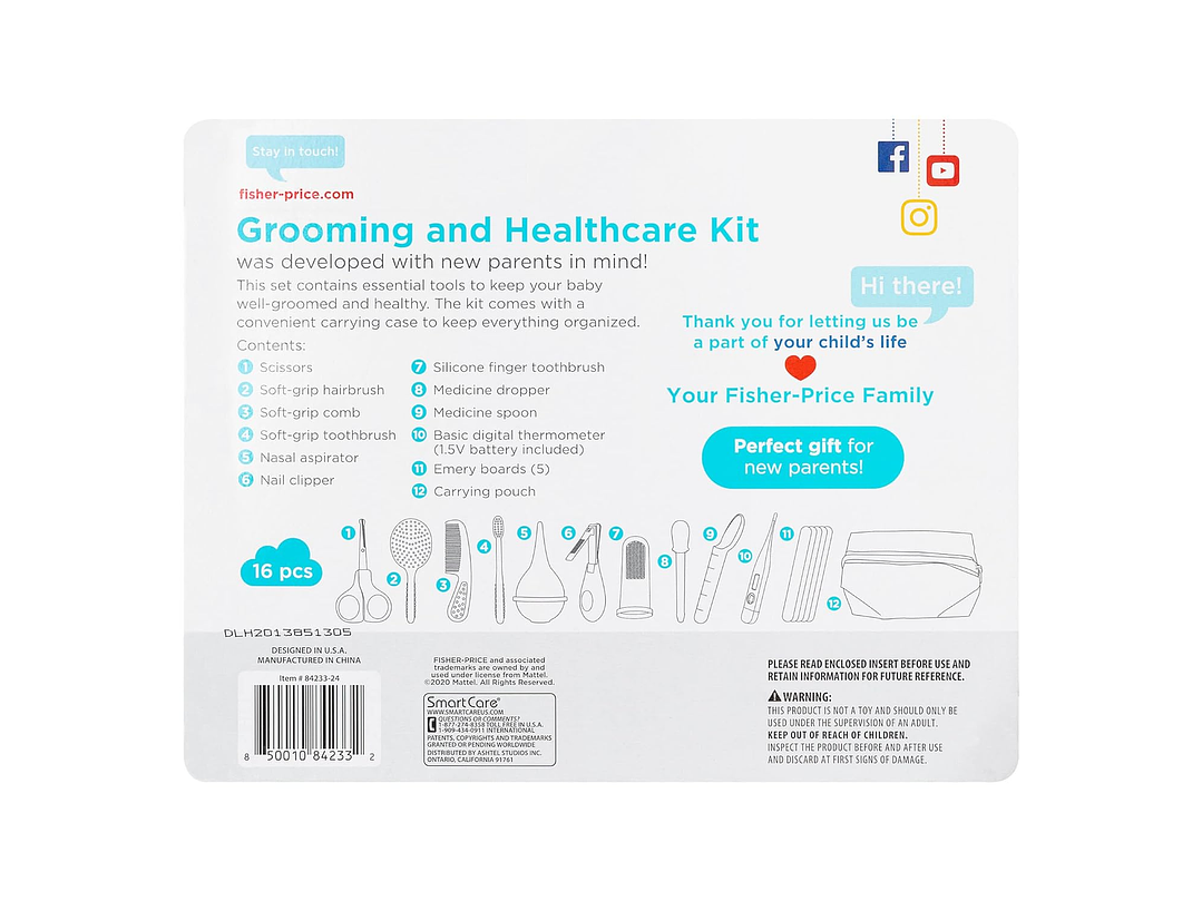 Kit Higiene Fisher Price 3